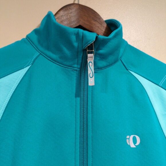 Pearl Izumi Elite Softshell Cycling Jacket Blue Green Teal Women's Small - Picture 13 of 16